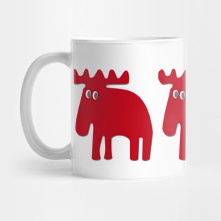 3 in a row - red Mug